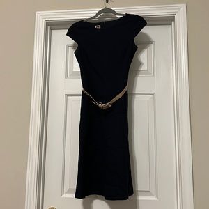 Anne Klein navy office/business dress.
